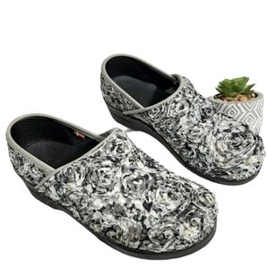 *Sanita‎ The Original Danish Sapphire Fabric Clogs